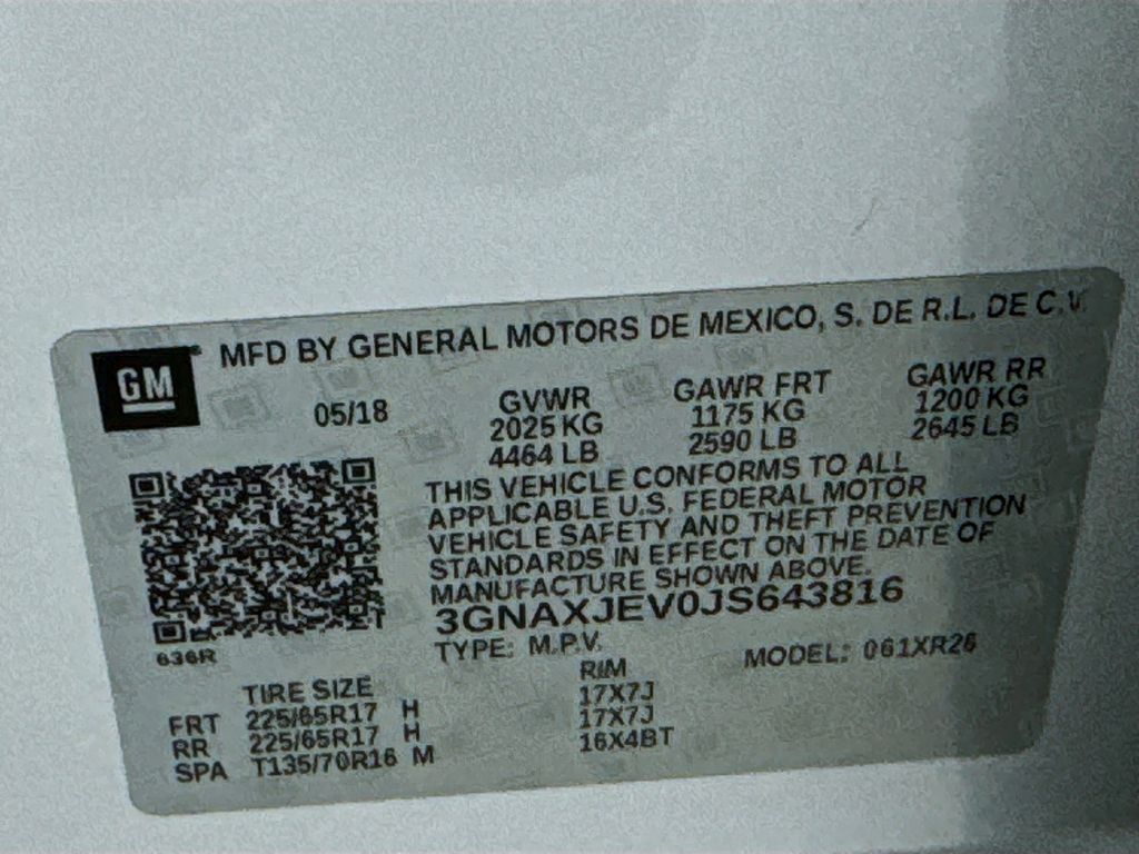 Used Car 2018 Chevrolet Equinox  Lt For Sale Under $20,000 In Austin, Texas