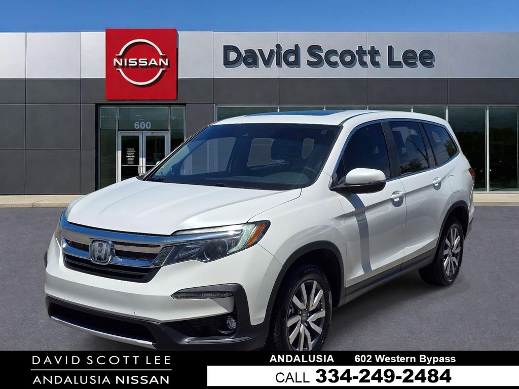 White 2021 Honda Pilot SUV / Crossover Front-Wheel Drive 9-Speed Automatic