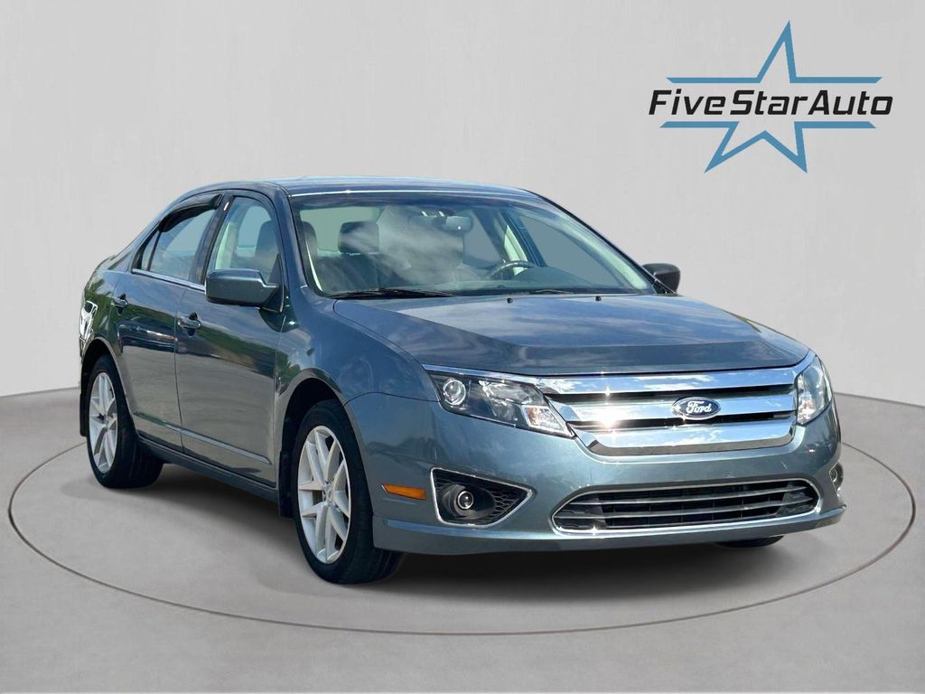 Gray (Steel Blue Metallic) 2012 Ford Fusion SEL Sedan Front-Wheel Drive 6-Speed Automatic