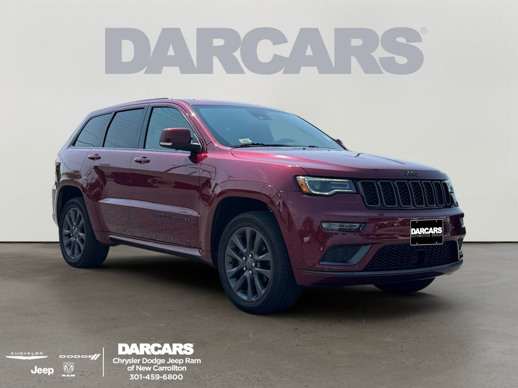 Velvet Red Pearlcoat 2019 Jeep Grand Cherokee SUV / Crossover Four-Wheel Drive 8-Speed Automatic