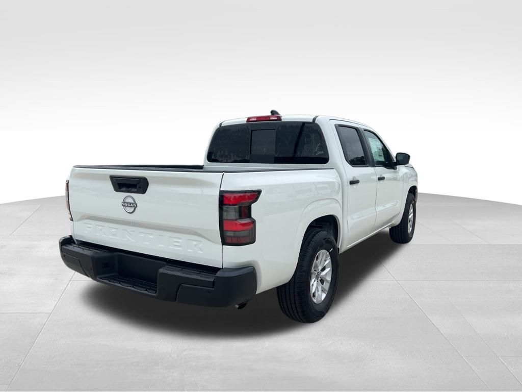 2025 Glacier White Nissan Frontier S RWD Truck