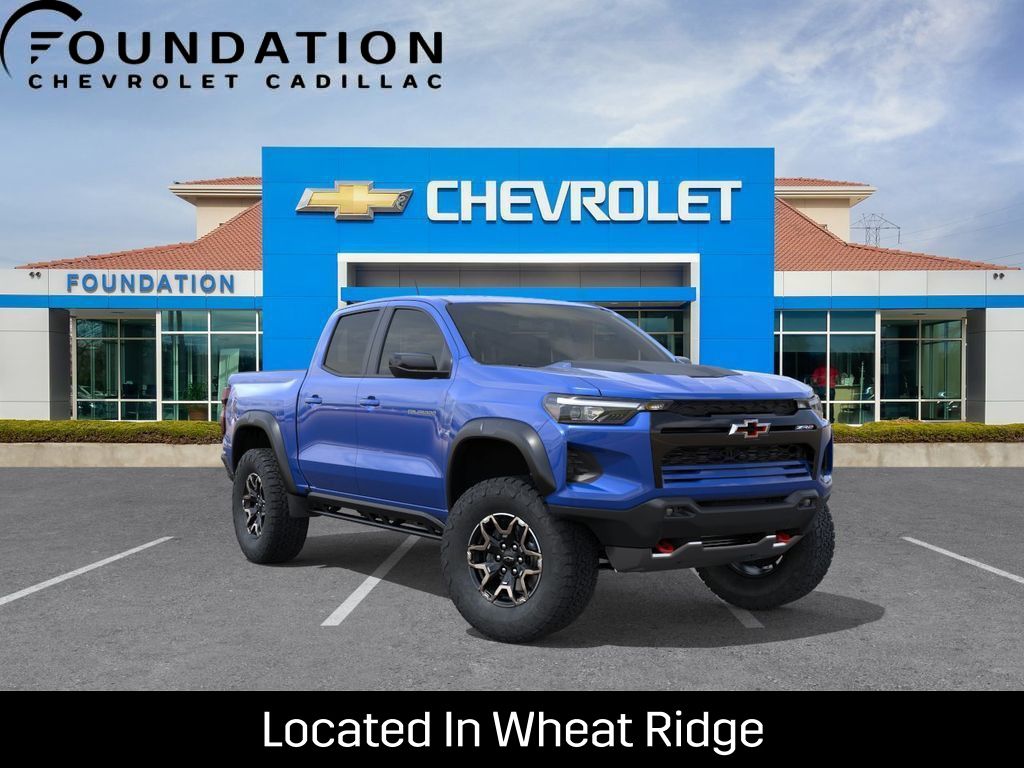 Reef Blue Metallic 2026 Chevrolet Colorado Pickup Truck Four-Wheel Drive 8-Speed Automatic