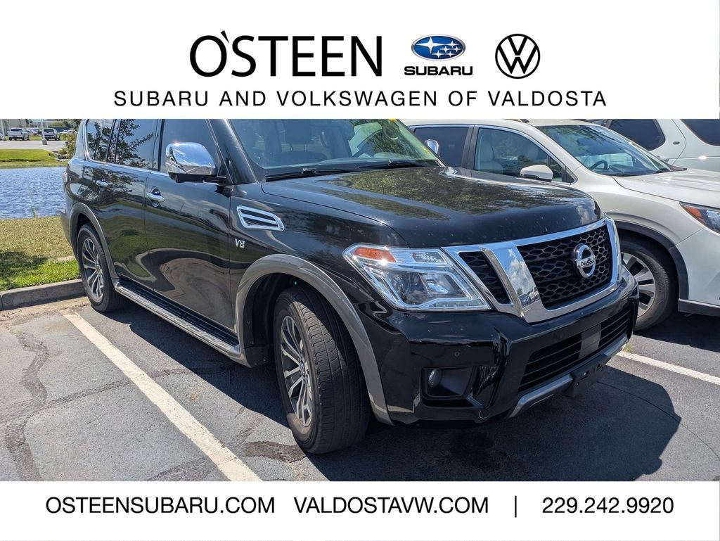 Super Black 2020 Nissan Armada SUV / Crossover 4X2 7-Speed Automatic