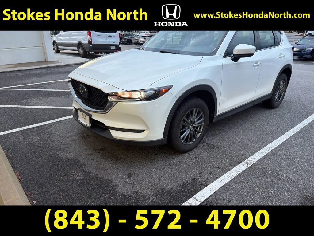 2020 Mazda CX-5 Sport White at Stokes Honda North