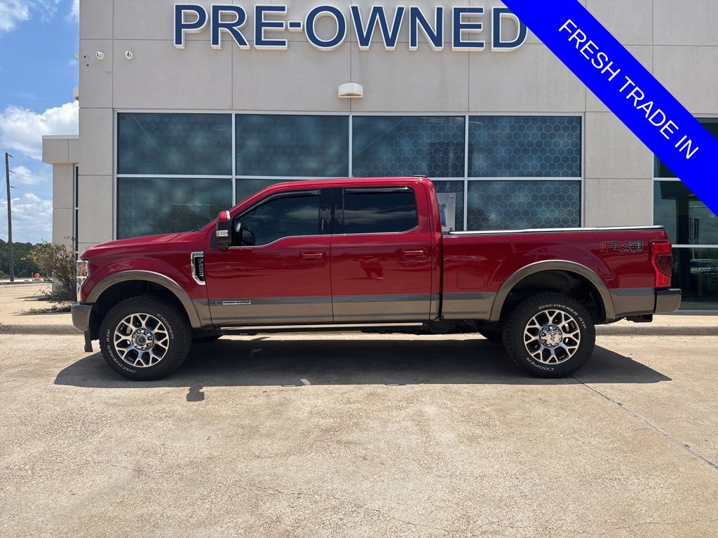 Brown 2021 Ford F-250 Super Duty Pickup Truck Four-Wheel Drive Automatic