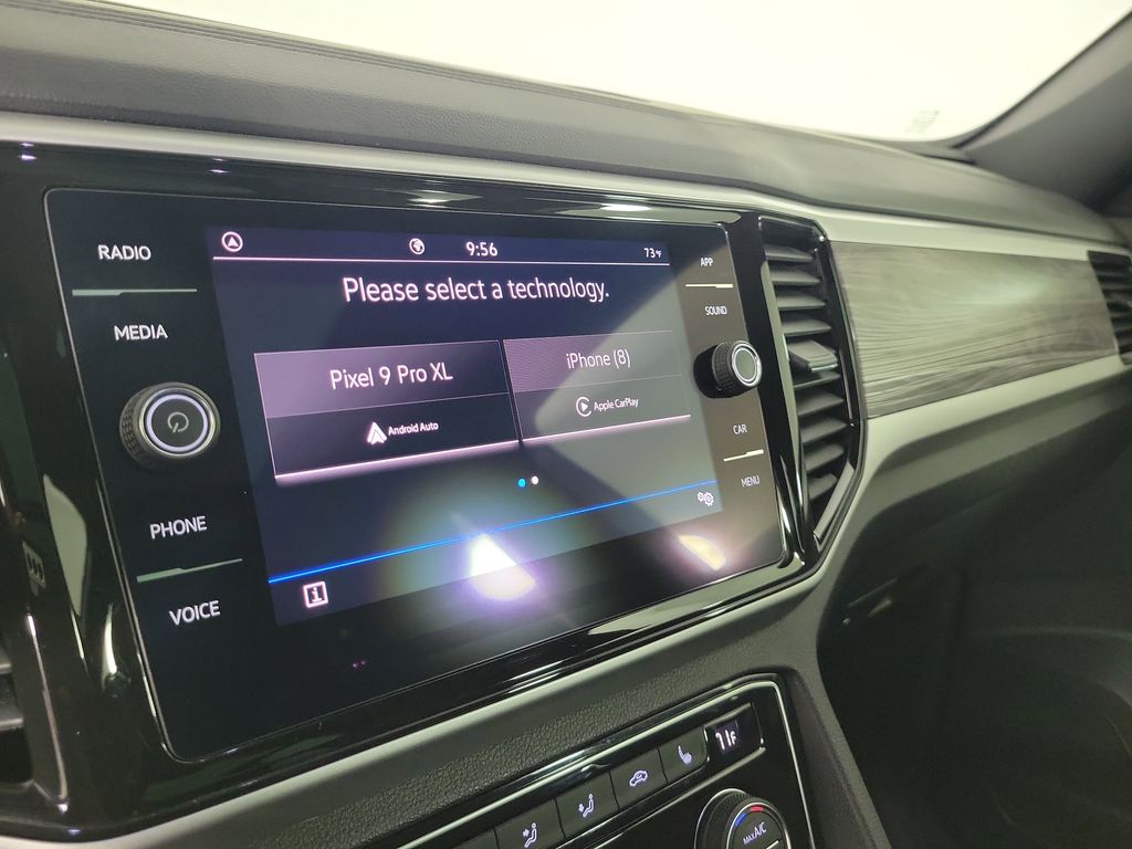 2022 Volkswagen Atlas Cross Sport 3.6L V6 SE w/Technology Silver at DeMontrond Auto Country