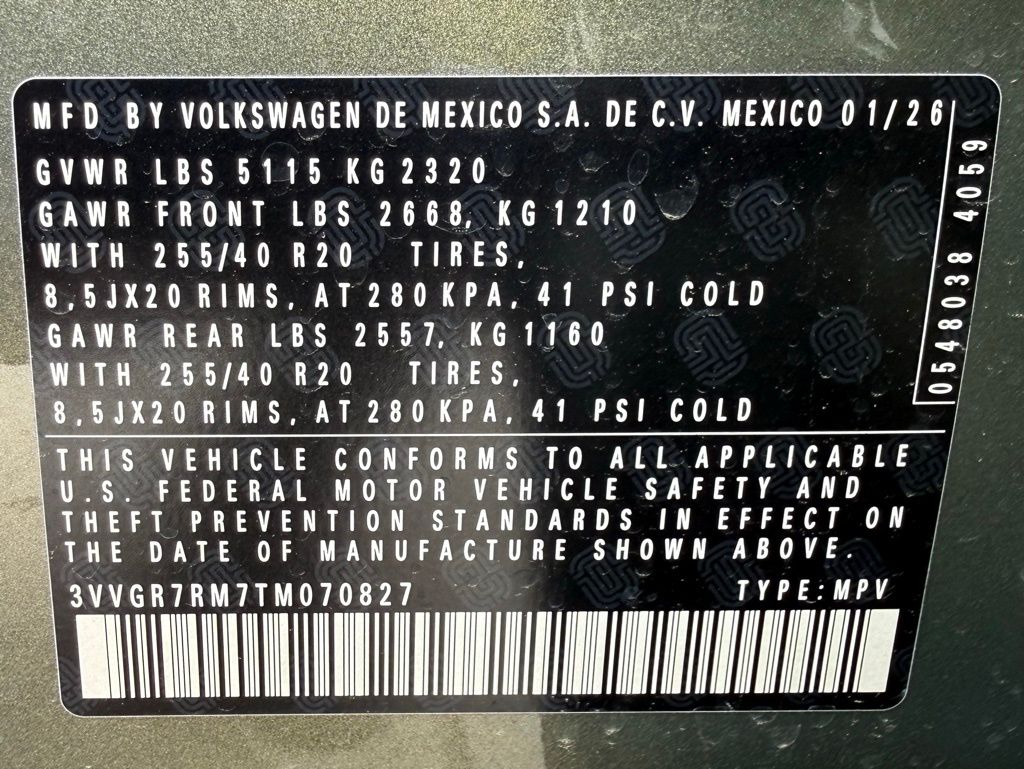 New 2026 Green Volkswagen 2.0T SE R-Line Black image 42