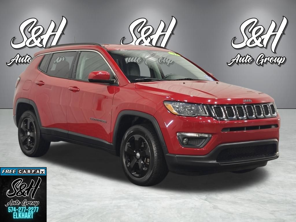 Redline Pearlcoat 2019 Jeep Compass SUV / Crossover Four-Wheel Drive 9-Speed Automatic