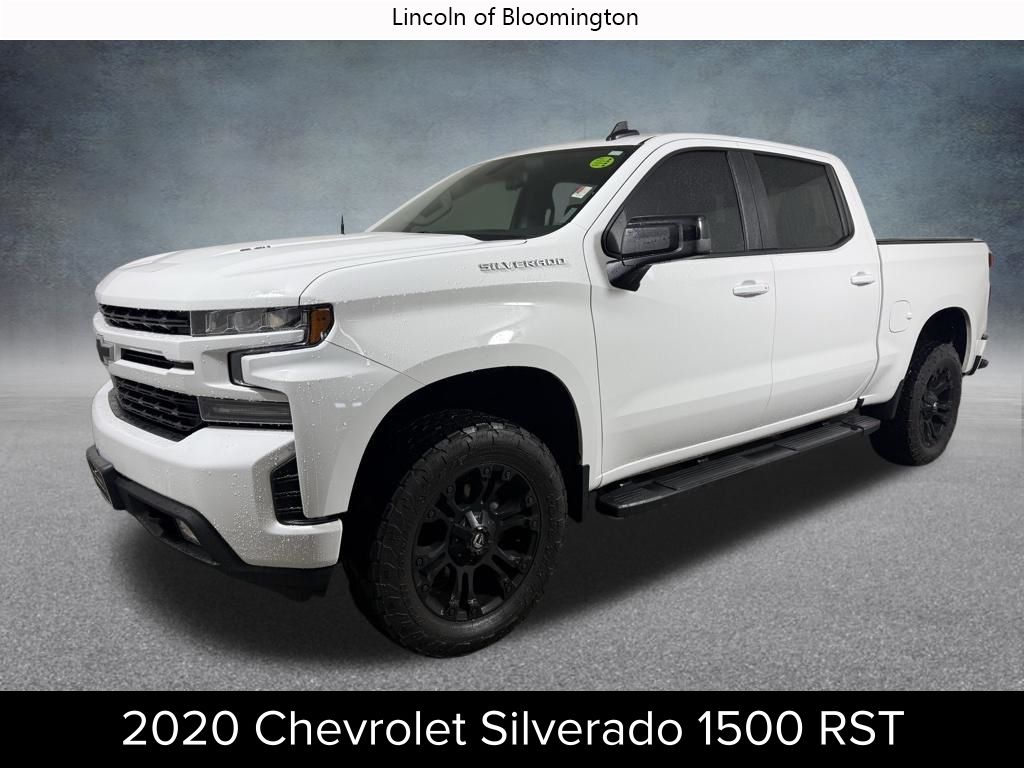 Summit White 2020 Chevrolet Silverado 1500 RST Crew Cab 4WD Pickup Truck Four-Wheel Drive Automatic