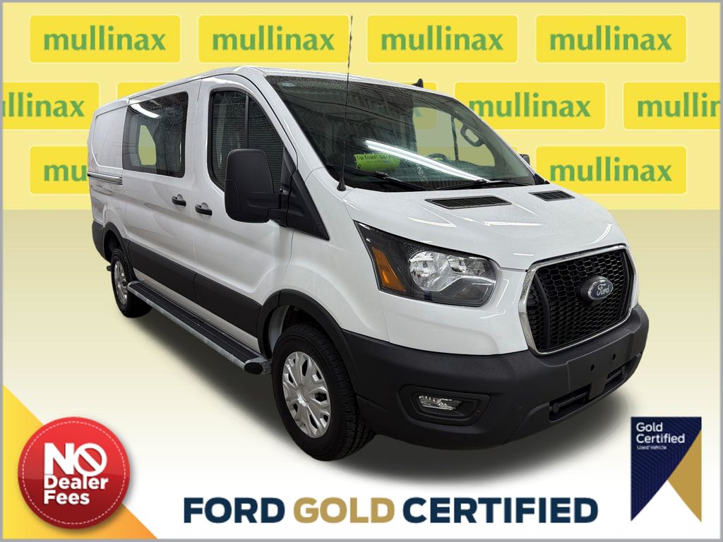 Oxford White 2025 Ford Transit Cargo Van Rear-Wheel Drive