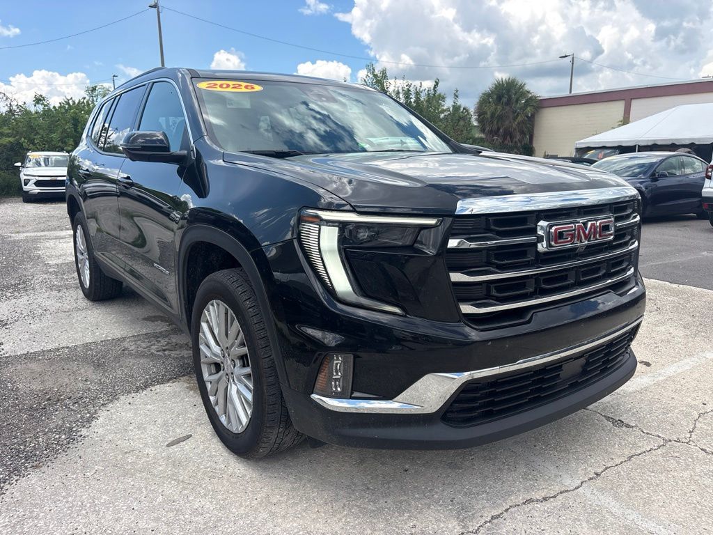 Black (Ebony Twilight Metallic) 2026 GMC Acadia SUV / Crossover Front-Wheel Drive 8-Speed Automatic