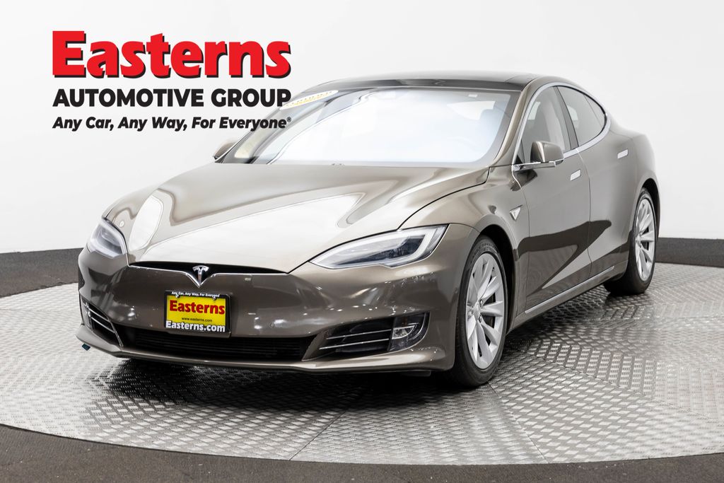 Gray 2016 Tesla Model S Sedan All-Wheel Drive 1-Speed Automatic