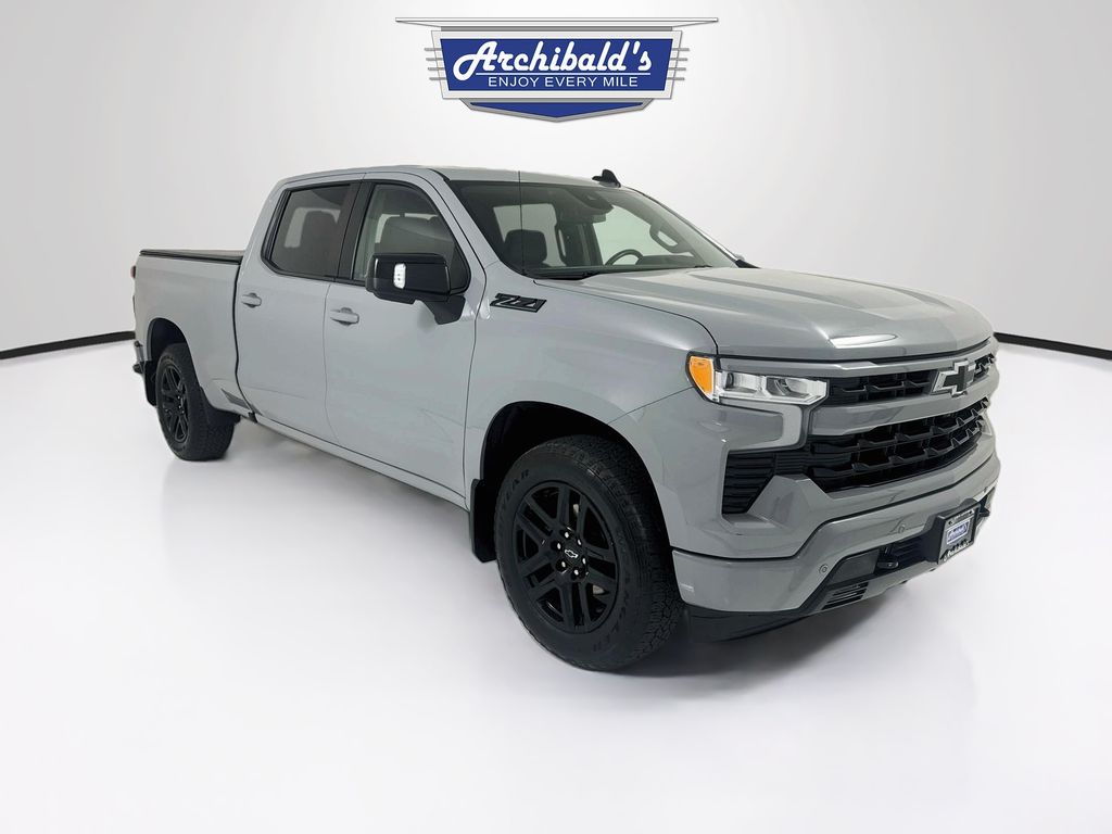 Slate Gray Metallic 2024 Chevrolet Silverado 1500 Pickup Truck Four-Wheel Drive Automatic