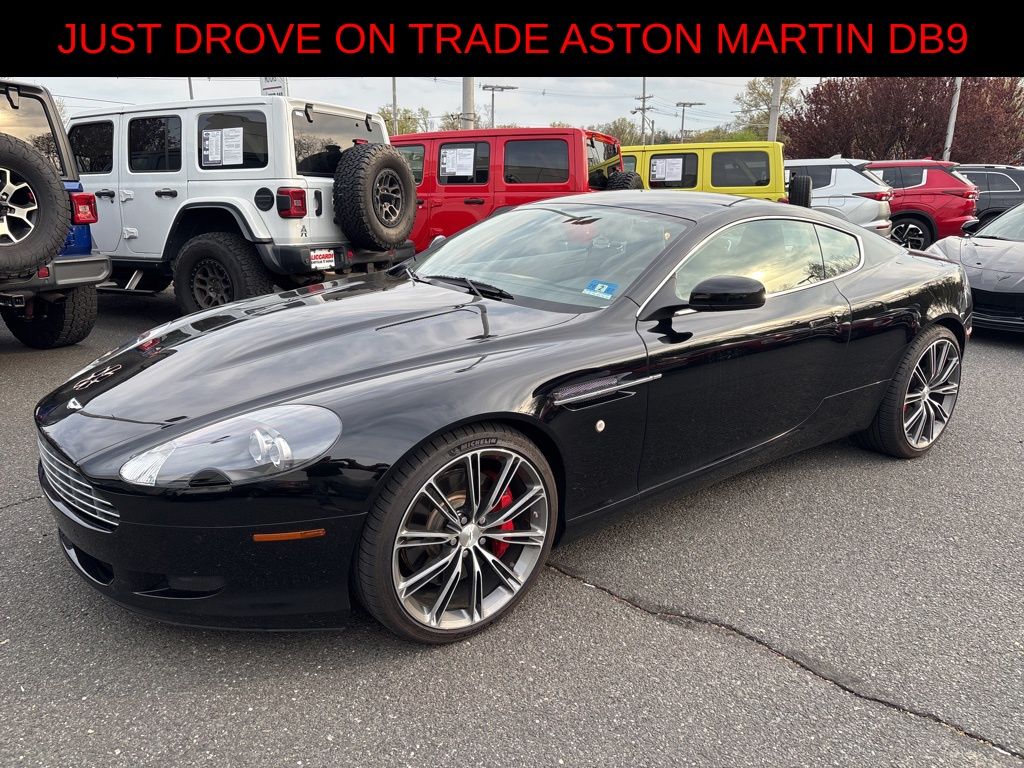 Jet Black 2009 Aston Martin DB9 Coupe RWD Coupe Rear-Wheel Drive 6-Speed Automatic