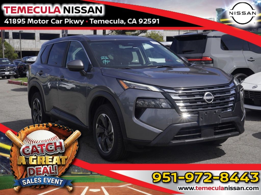 Gray (Gun Metallic) 2024 Nissan Rogue SV AWD SUV / Crossover All-Wheel Drive Continuously Variable Transmission
