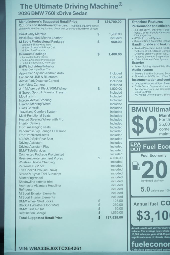 Thumbnail: 2026 BMW 7 Series - 8