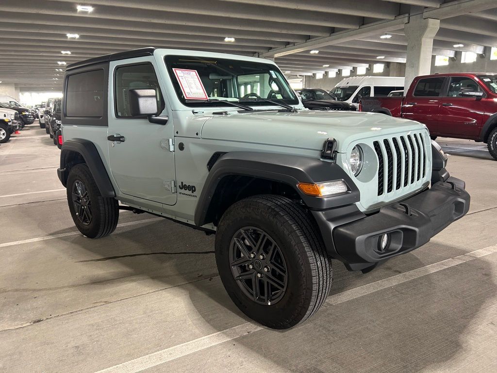 Used 2024 Jeep Wrangler 2-Door Sport S with VIN 1C4PJXAN4RW173898 for sale in Miami, FL