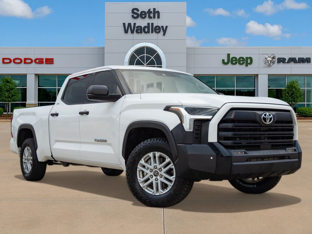Ice Cap 2023 Toyota Tundra SR5 CrewMax Cab LB 4WD Pickup Truck Four-Wheel Drive Automatic