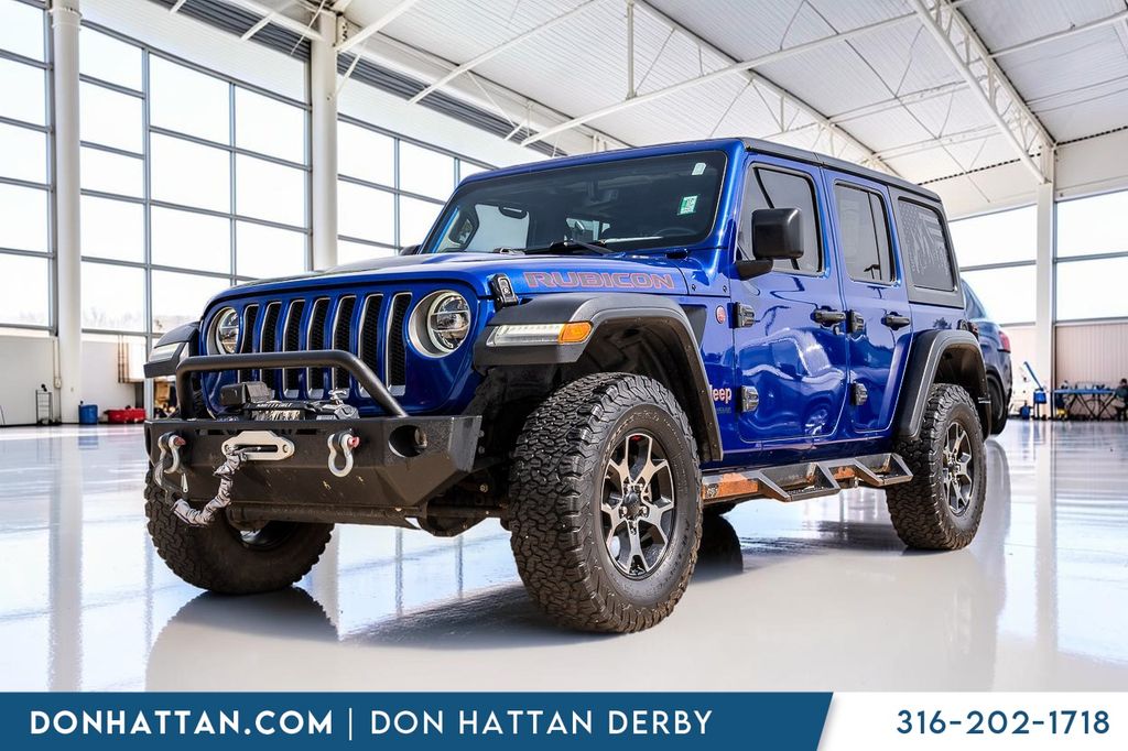 Ocean Blue Metallic Clearcoat 2018 Jeep Wrangler SUV / Crossover Four-Wheel Drive 8-Speed Automatic