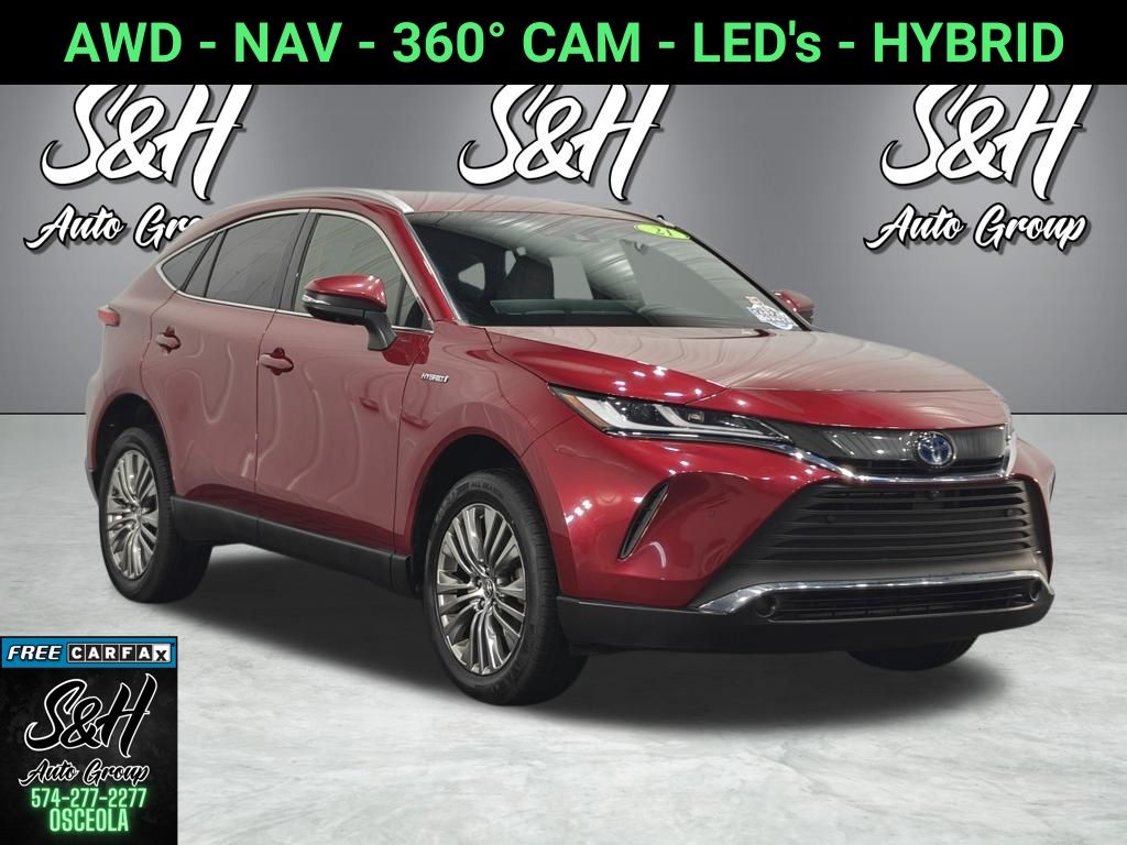Red (Ruby Flare Pearl) 2021 Toyota Venza Limited AWD SUV / Crossover All-Wheel Drive Continuously Variable Transmission