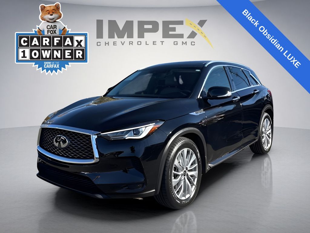 Black Obsidian 2024 INFINITI QX50 SUV / Crossover All-Wheel Drive Continuously Variable Transmission