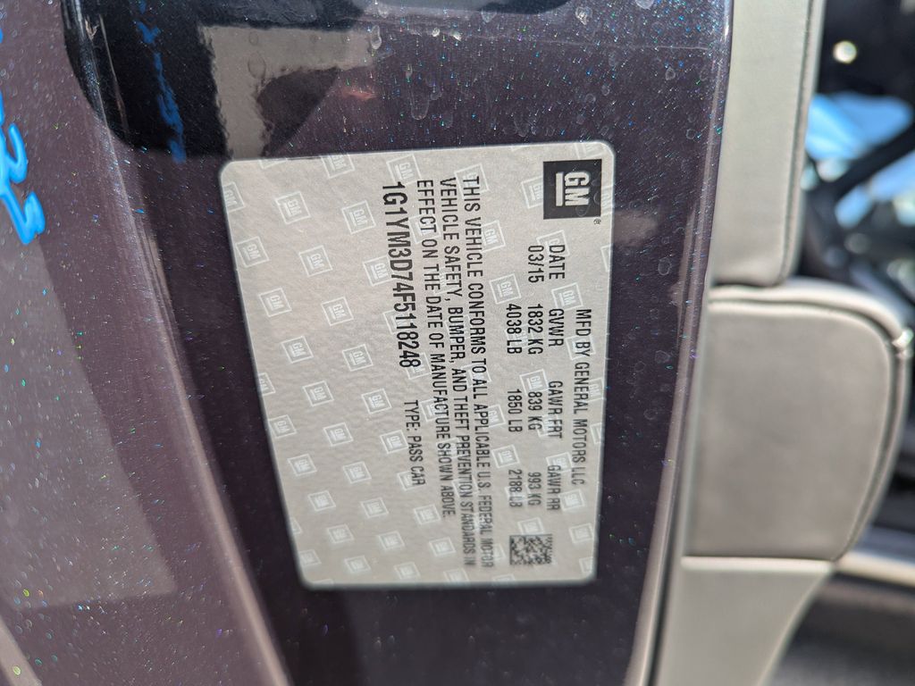 used 2015 Chevrolet Corvette car, priced at $40,991