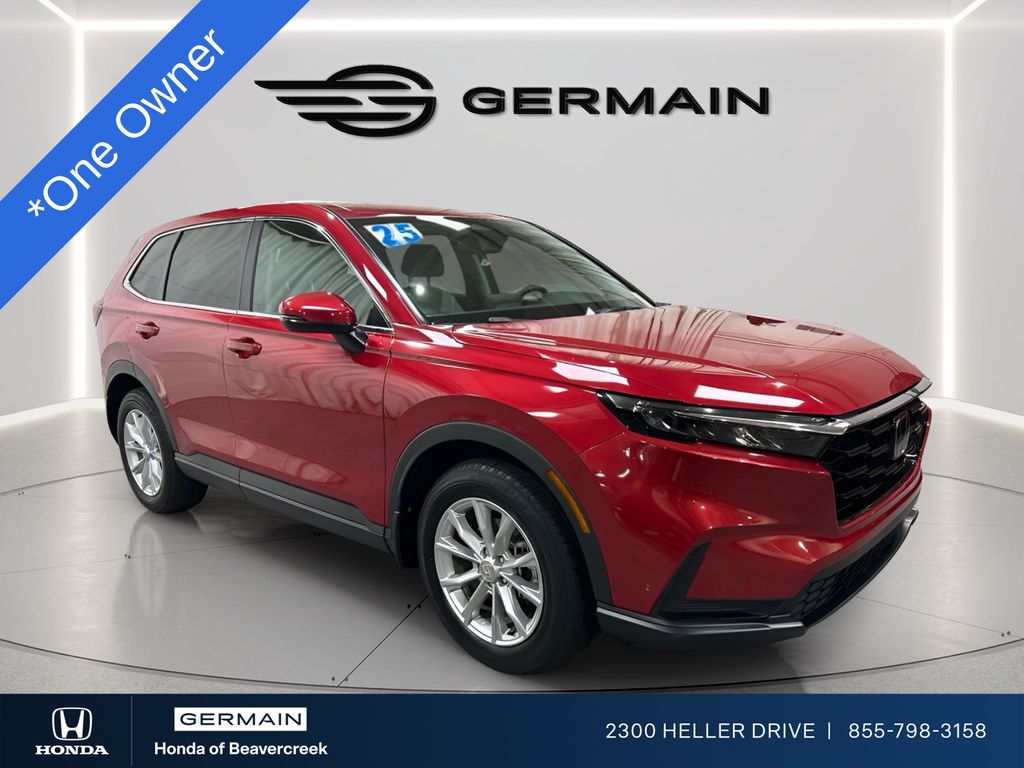 Radiant Red Metallic 2025 Honda CR-V SUV / Crossover All-Wheel Drive Continuously Variable Transmission