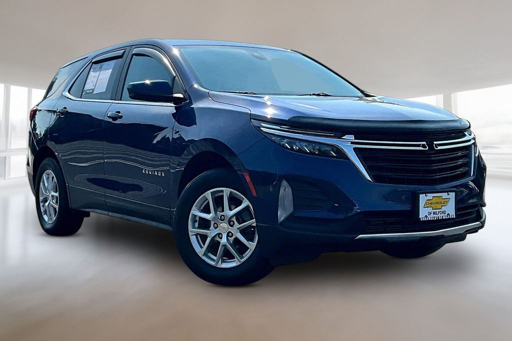 Blue 2022 Chevrolet Equinox SUV / Crossover Four-Wheel Drive 6-Speed Automatic Overdrive