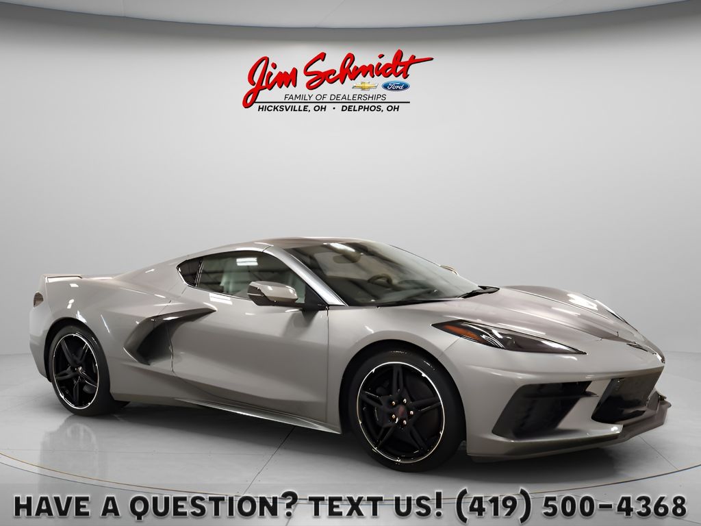 Hypersonic Gray Metallic 2024 Chevrolet Corvette Coupe Rear-Wheel Drive 8-Speed Dual Clutch