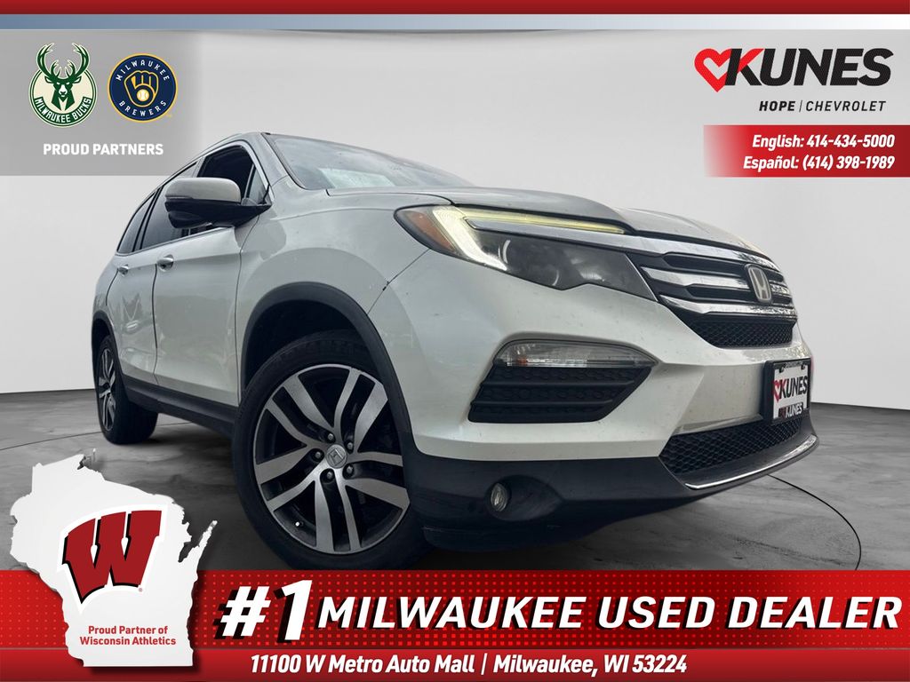 Lunar Silver Metallic 2016 Honda Pilot SUV / Crossover All-Wheel Drive 9-Speed Automatic