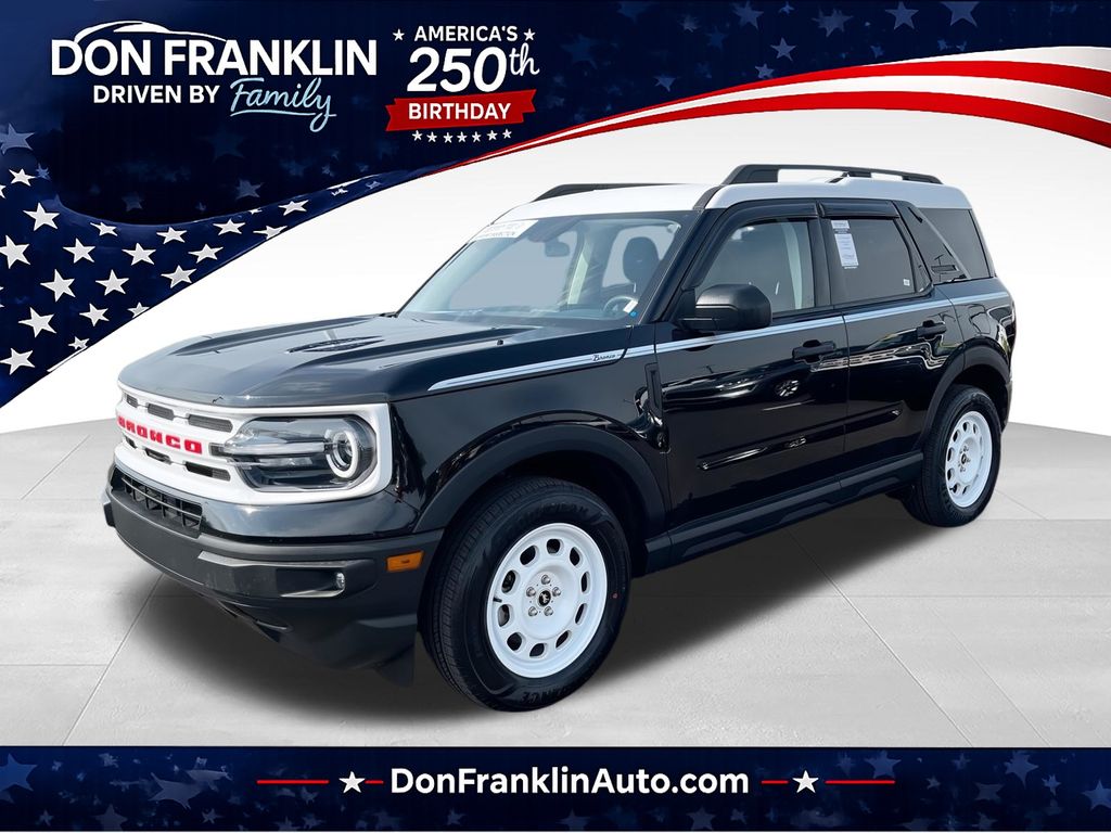 Shadow Black 2023 Ford Bronco Sport SUV / Crossover All-Wheel Drive 8-Speed Automatic