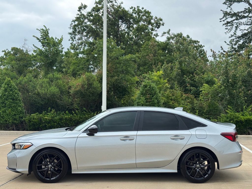 2026 Honda Civic Sport Silver at Classic Honda Galveston