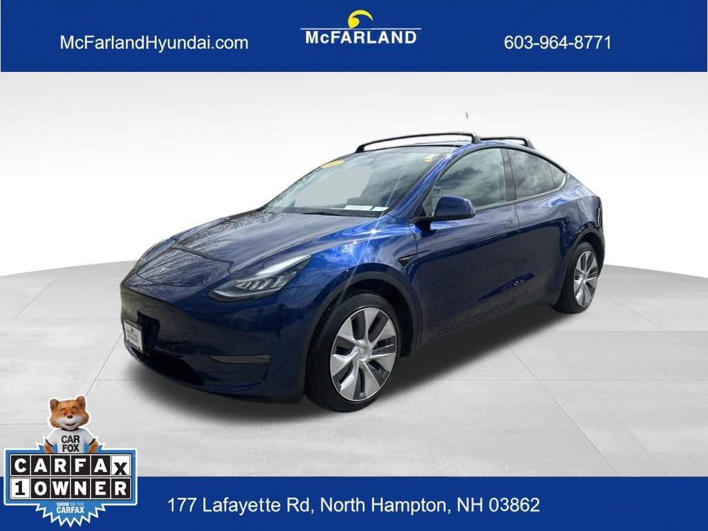 Blue 2022 Tesla Model Y Long Range AWD SUV / Crossover All-Wheel Drive 1-Speed Automatic