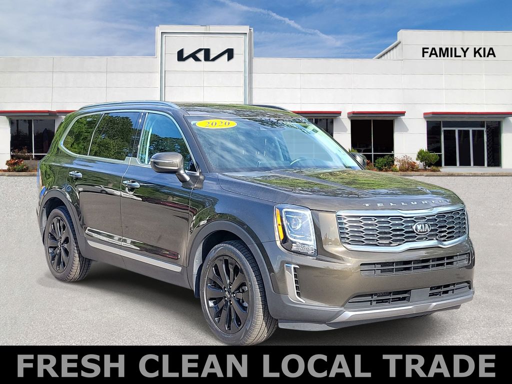 Dark Moss 2020 Kia Telluride S AWD SUV / Crossover All-Wheel Drive 8-Speed Automatic