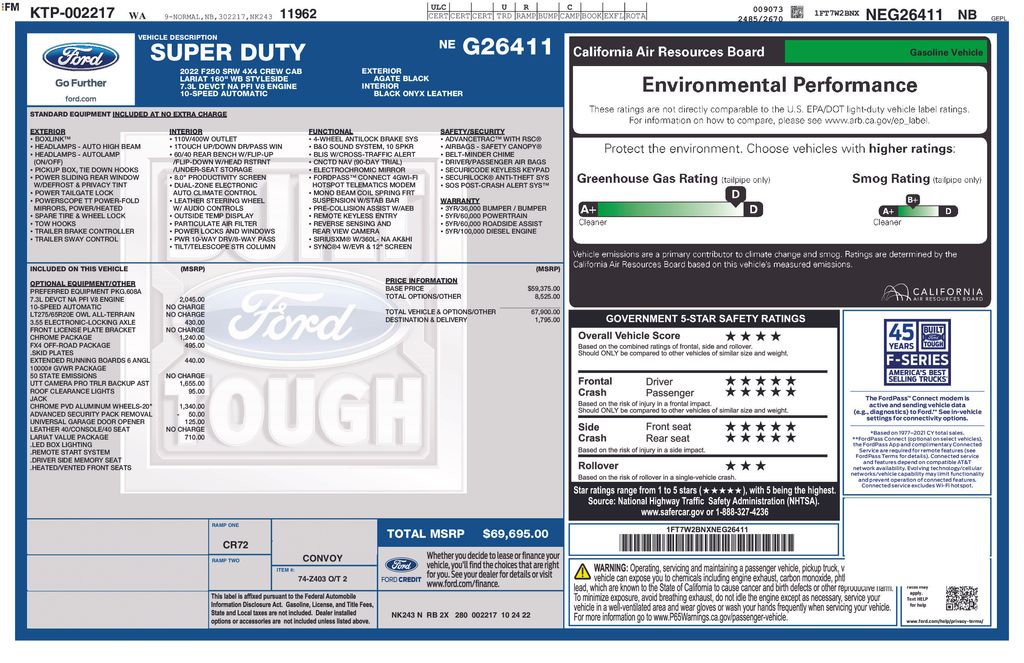 2022 Ford F-250 Super Duty LARIAT