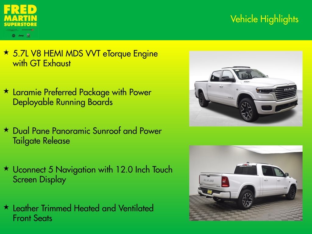 new 2026 Ram 1500 car, priced at $60,731