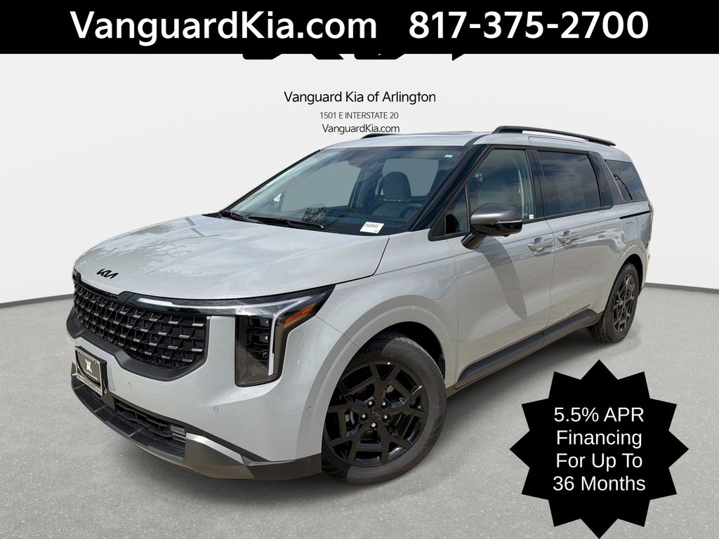 Ceramic Silver 2026 Kia Carnival Minivan Front-Wheel Drive 8-Speed Automatic
