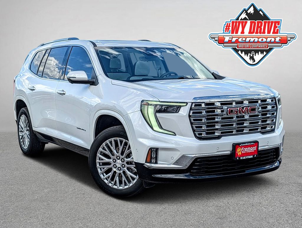 White Frost Tricoat 2024 GMC Acadia SUV / Crossover Four-Wheel Drive 8-Speed Automatic