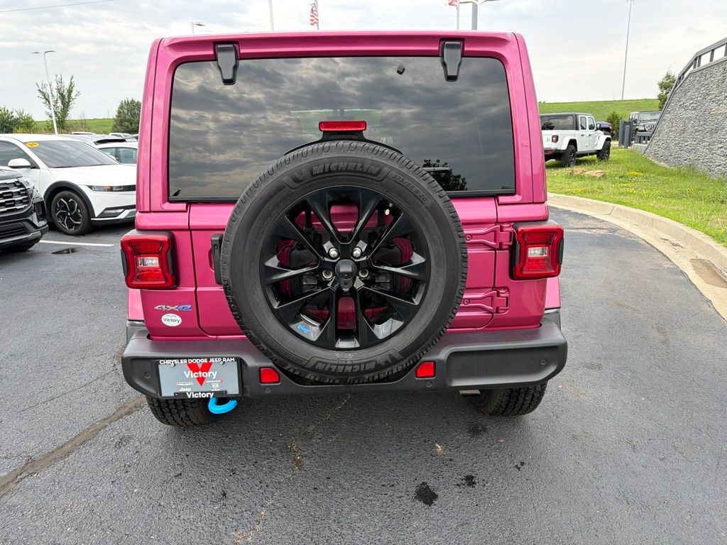 Used 2022 Red Jeep Unlimited Sahara 4xe image 6
