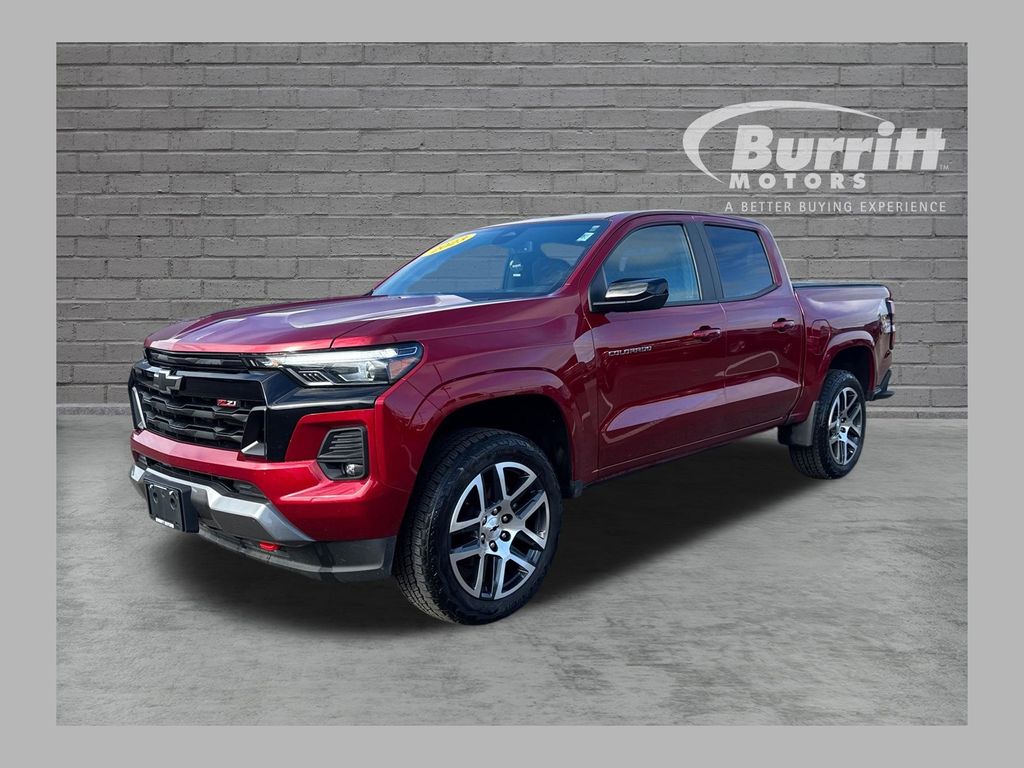 Radiant Red Tintcoat 2023 Chevrolet Colorado Pickup Truck Four-Wheel Drive 8-Speed Automatic