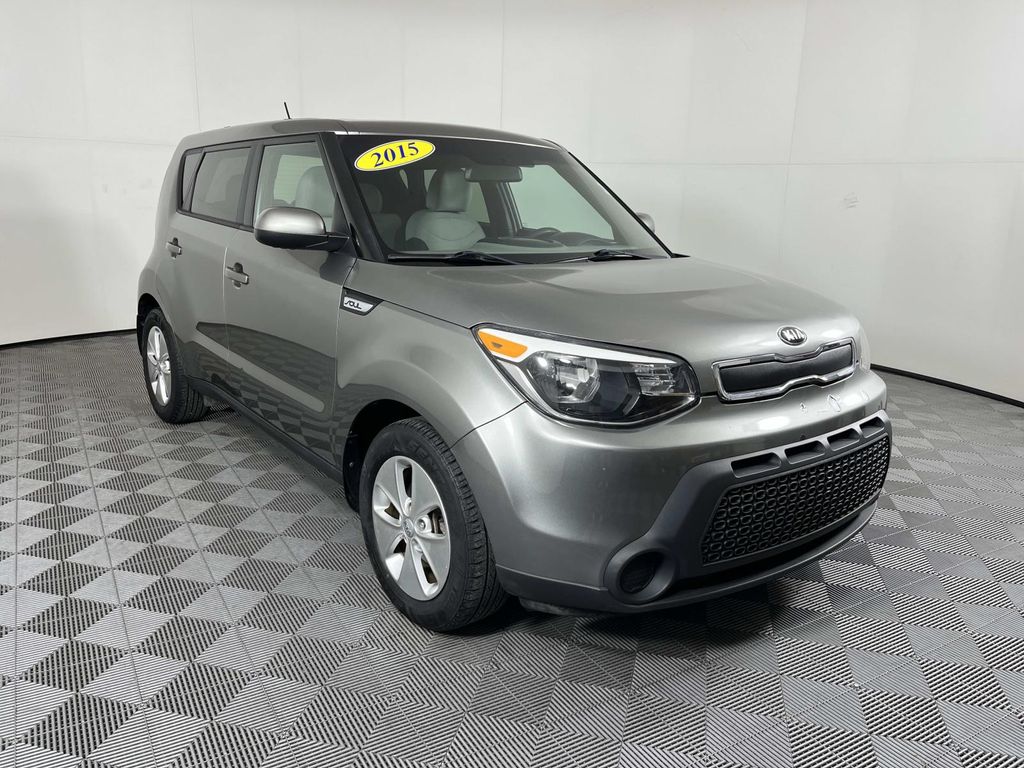 Titanium Gray 2015 Kia Soul Base Wagon Front-Wheel Drive 6-Speed Automatic