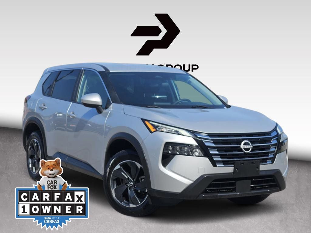 Brilliant Silver Metallic 2024 Nissan Rogue SUV / Crossover All-Wheel Drive Continuously Variable Transmission
