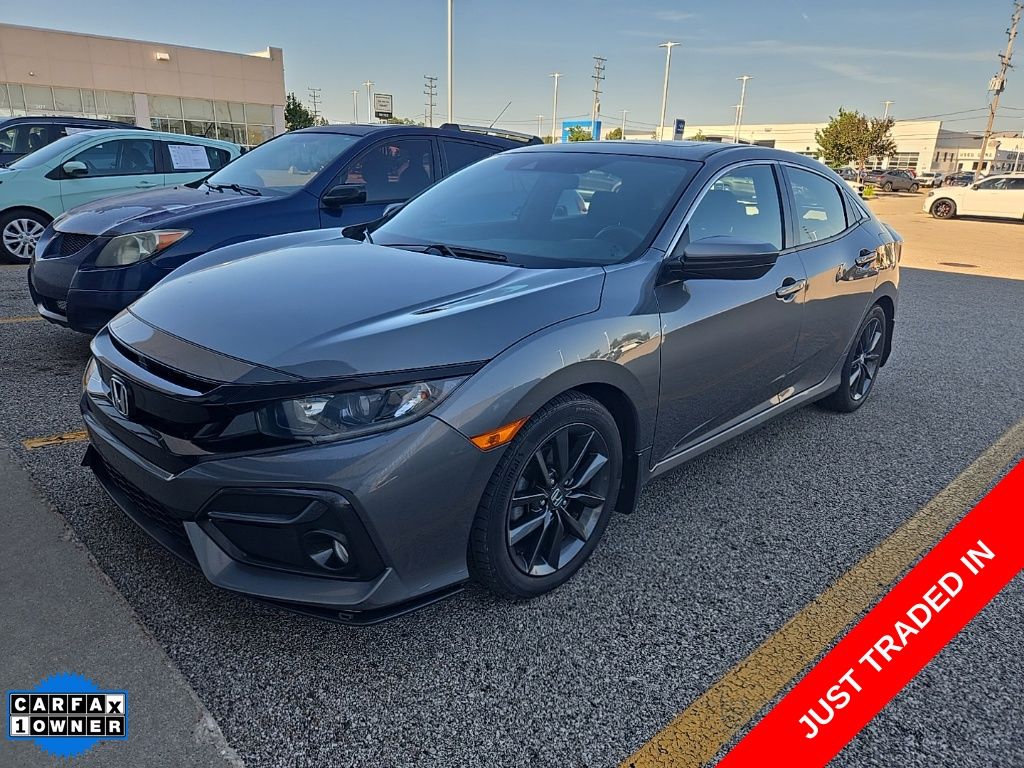 Crystal Black Pearl 2020 Honda Civic Hatchback Hatchback Front-Wheel Drive Continuously Variable Transmission