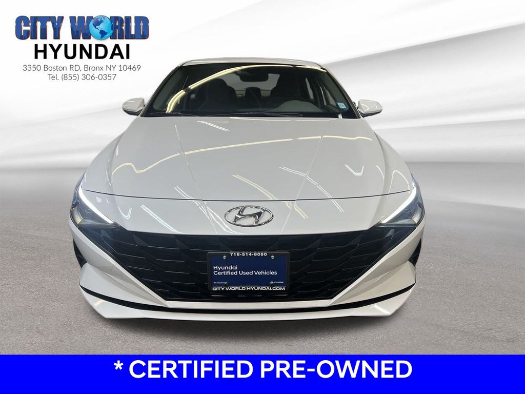 2021 Hyundai Elantra Hybrid Blue 9