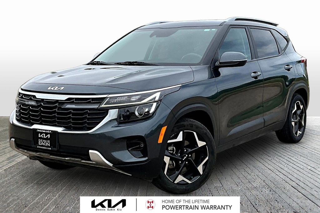 Gravity Gray 2025 Kia Seltos S FWD SUV / Crossover Front-Wheel Drive Continuously Variable Transmission