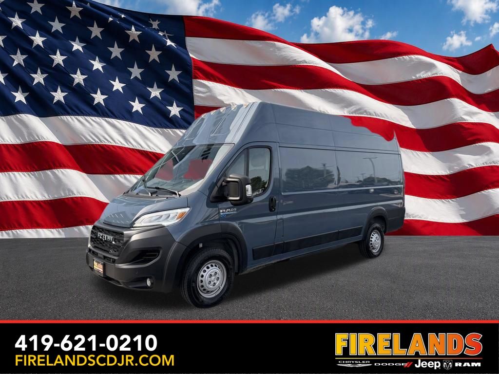 Blue 2024 RAM ProMaster Van Front-Wheel Drive 1-Speed Automatic