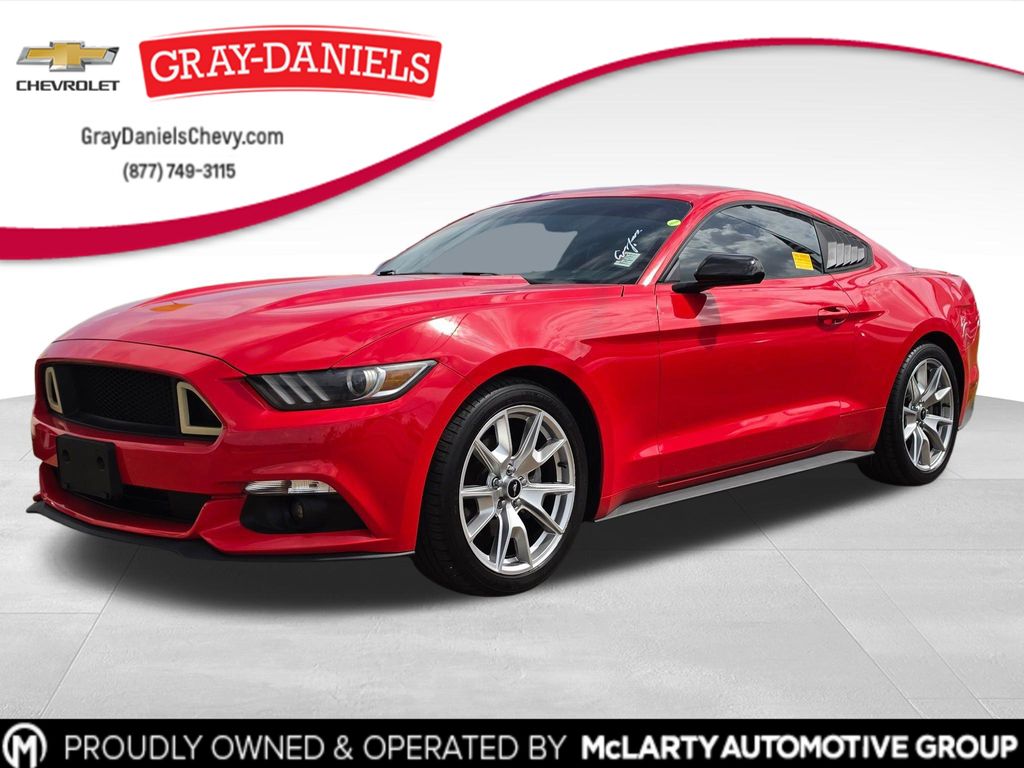 Race Red 2015 Ford Mustang Coupe Rear-Wheel Drive 6-Speed Automatic