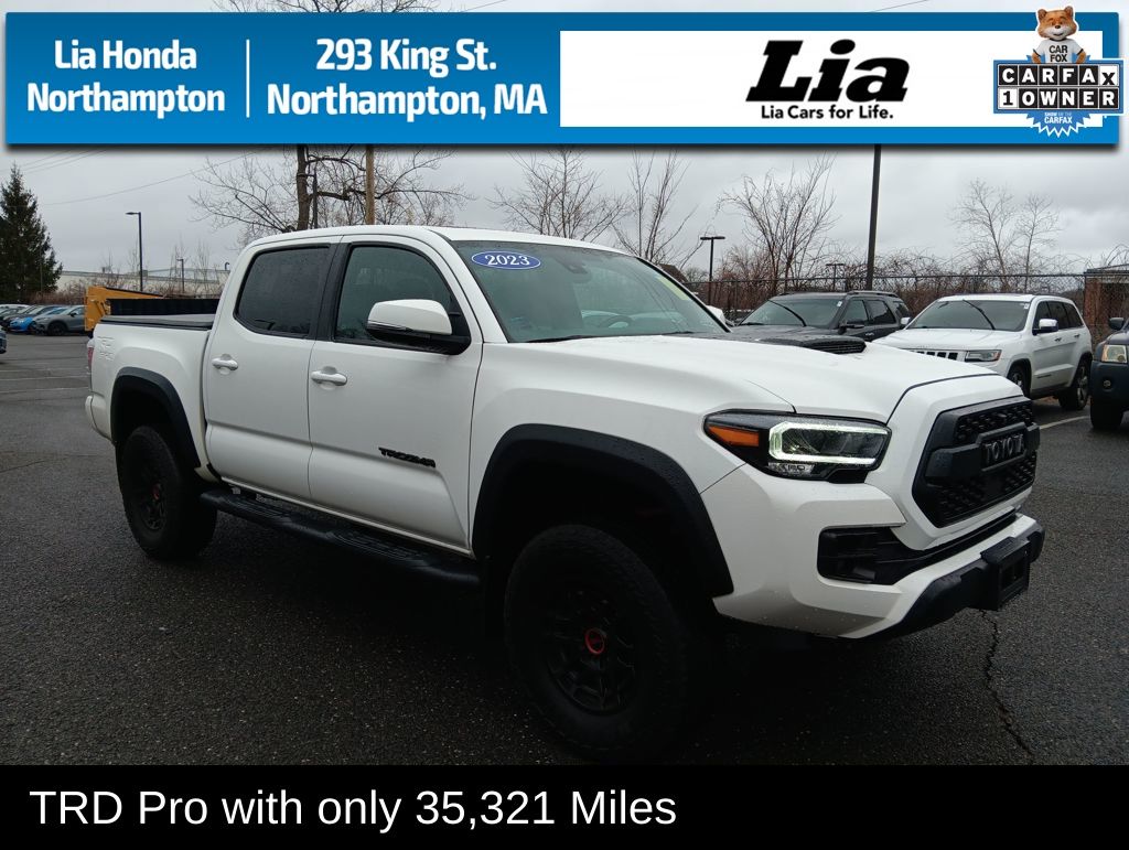 Ice Cap 2023 Toyota Tacoma TRD Pro Double Cab 4WD Pickup Truck Four-Wheel Drive 6-Speed Automatic