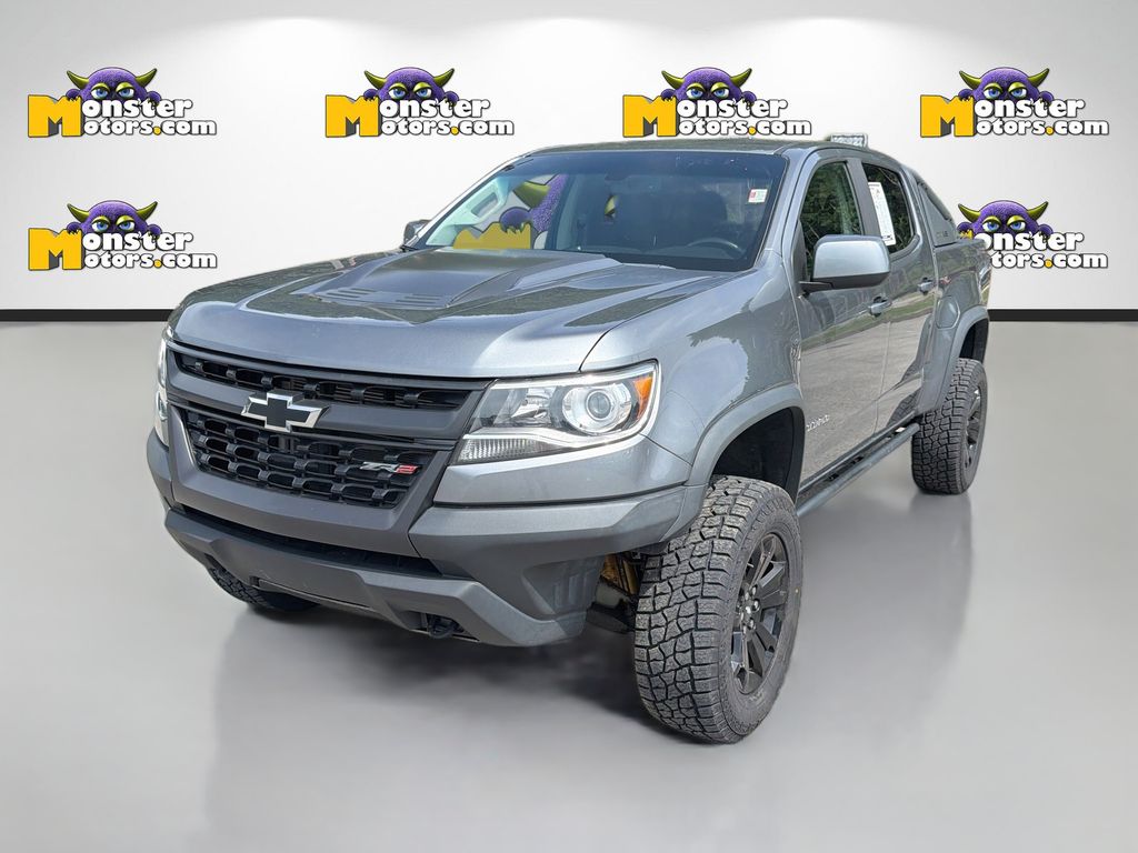 Gray 2019 Chevrolet Colorado Pickup Truck Four-Wheel Drive 8-Speed Automatic