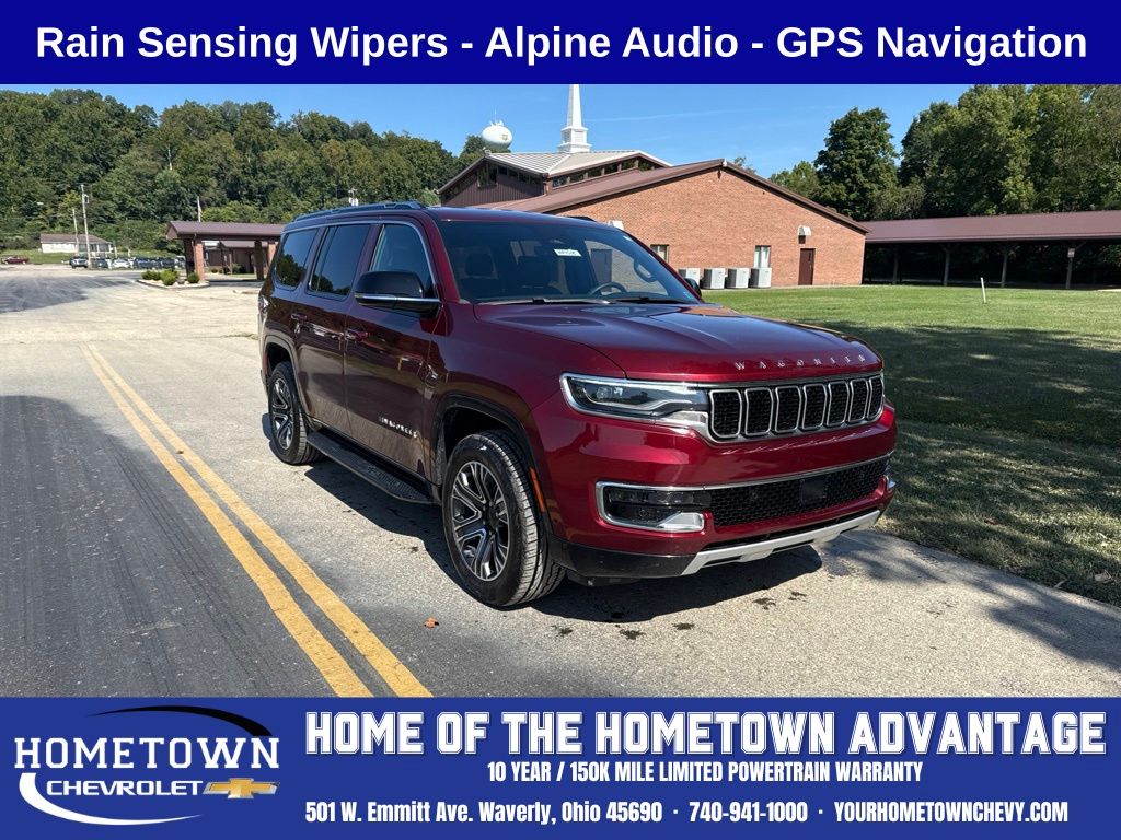 Velvet Red Pearlcoat 2024 Jeep Wagoneer SUV / Crossover Four-Wheel Drive 8-Speed Automatic